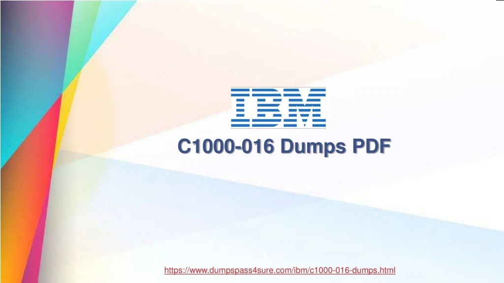 c1000 016 dumps pdf