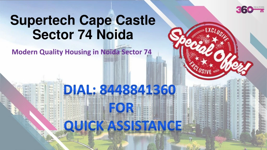 supertech cape castle sector 74 noida