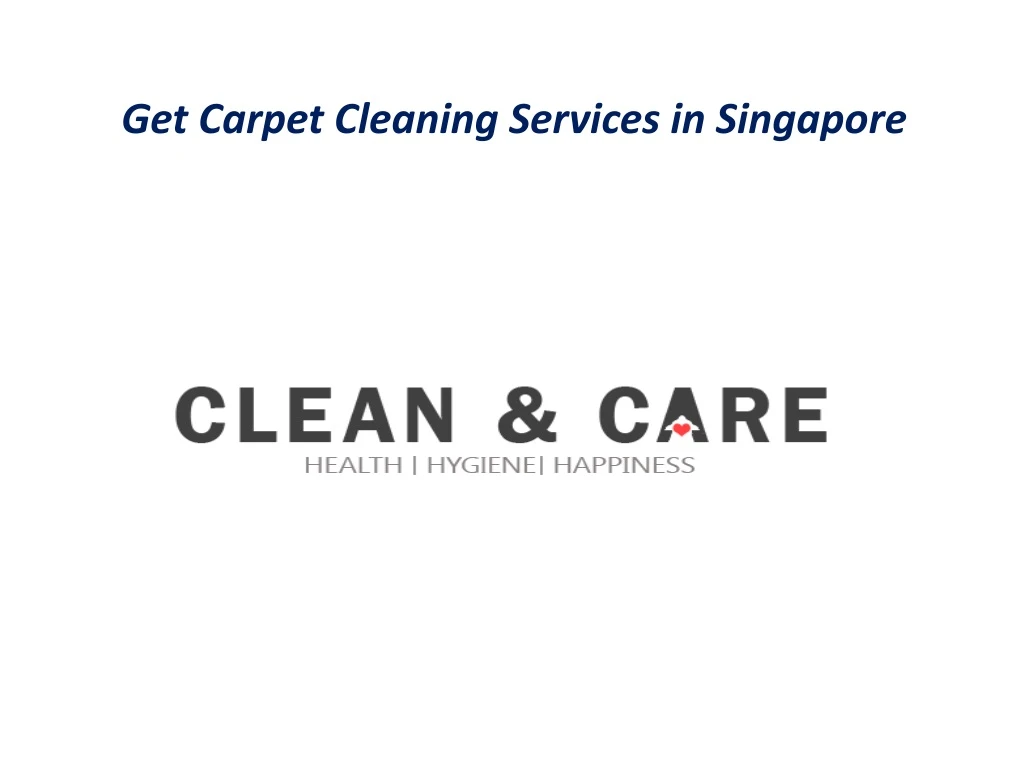 get carpet cleaning services in singapore