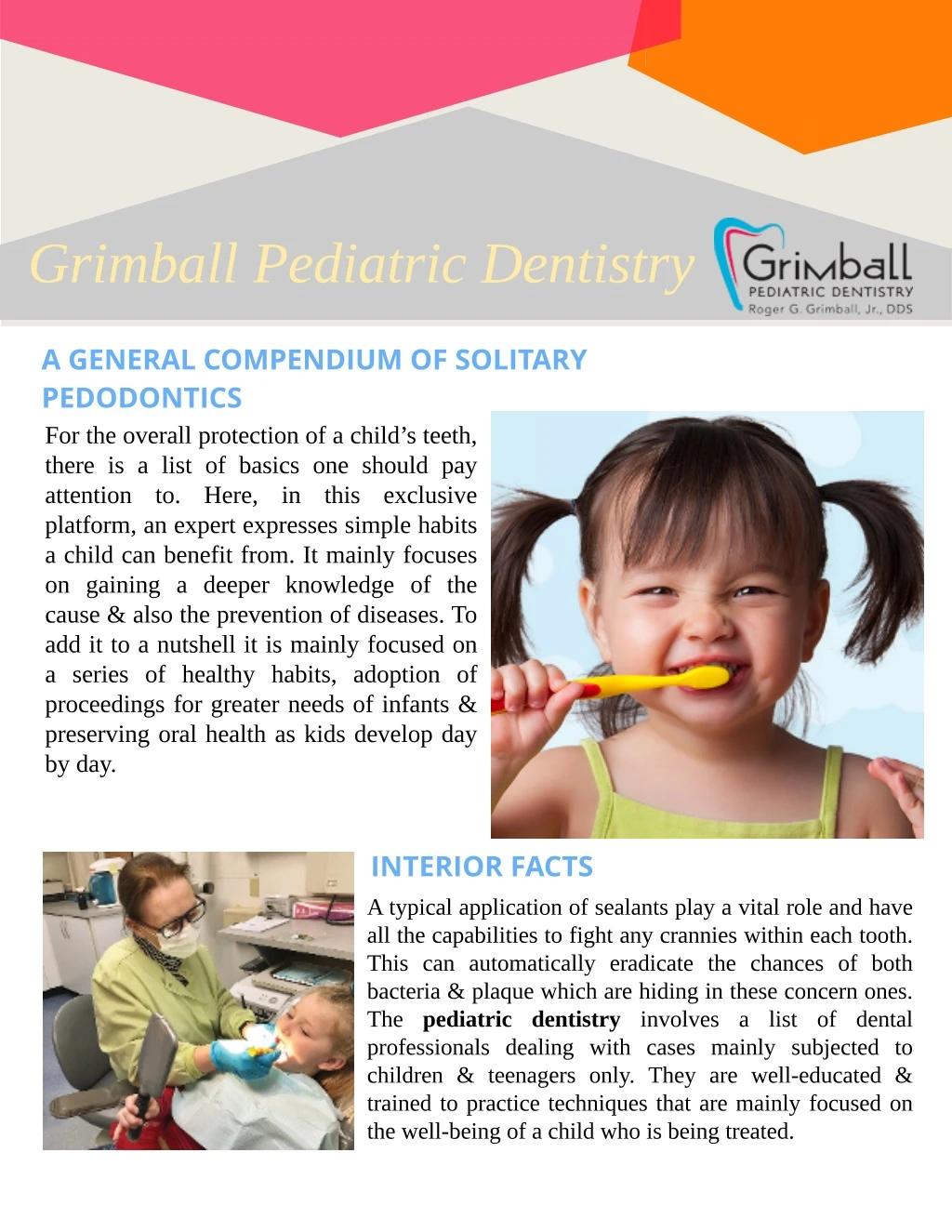 grimball pediatric dentistry