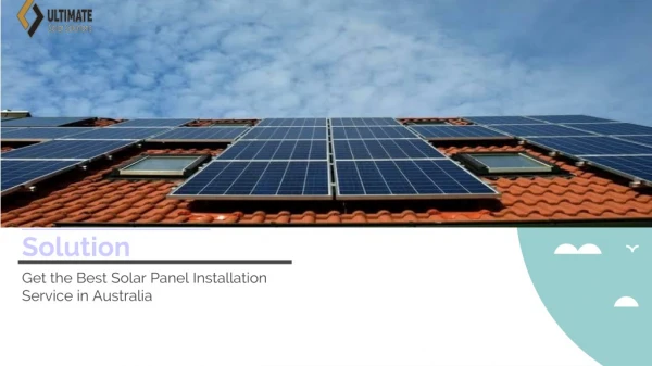 Solar Panels Installation Service in Australia