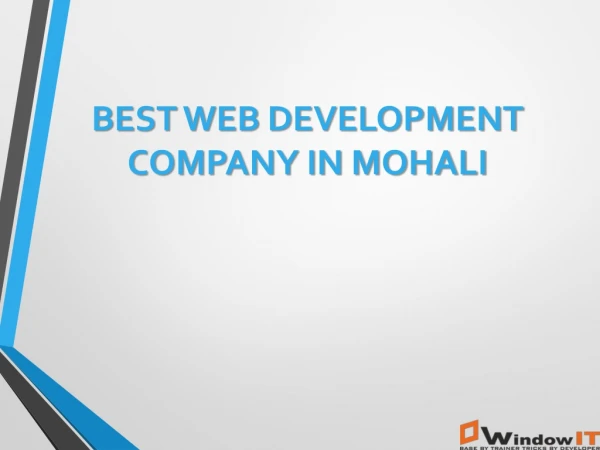 Best Web Development Company In Chandigarh