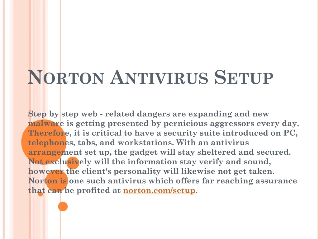 norton antivirus setup