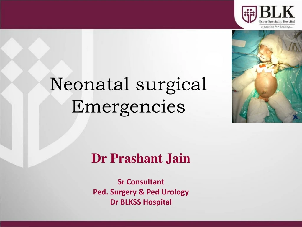 neonatal surgical emergencies