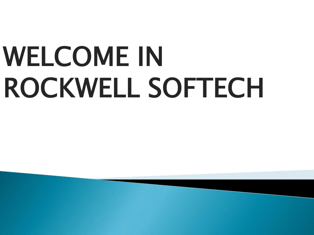 welcome in rockwell softech