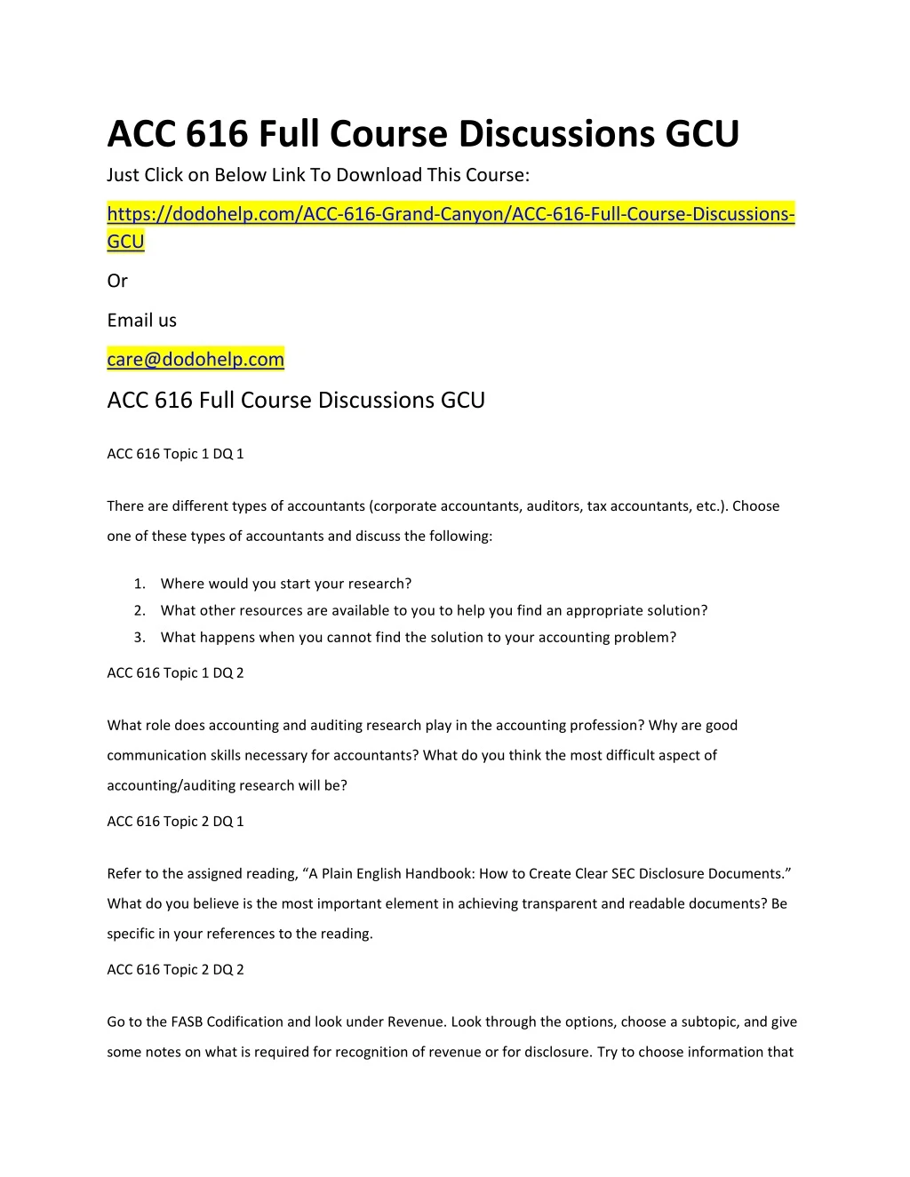 acc 616 full course discussions gcu just click