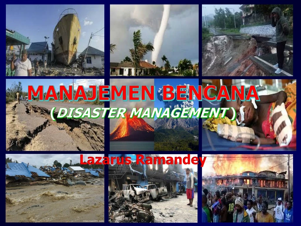 manajemen bencana disaster management