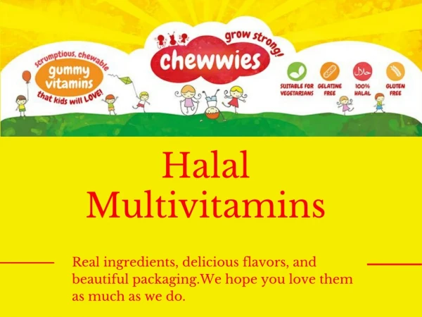 Halal Multivitamin gummies for kid's