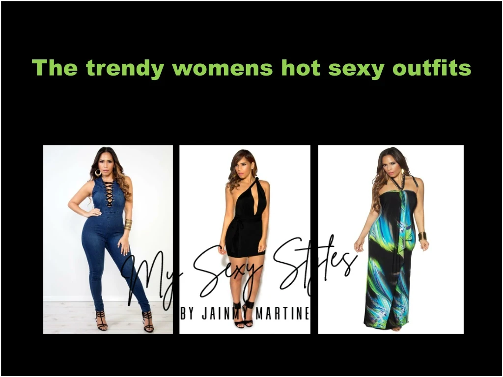 the trendy womens hot sexy outfits
