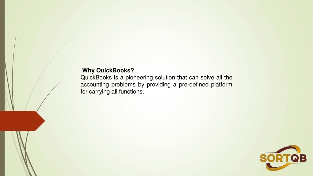 why quickbooks quickbooks is a pioneering