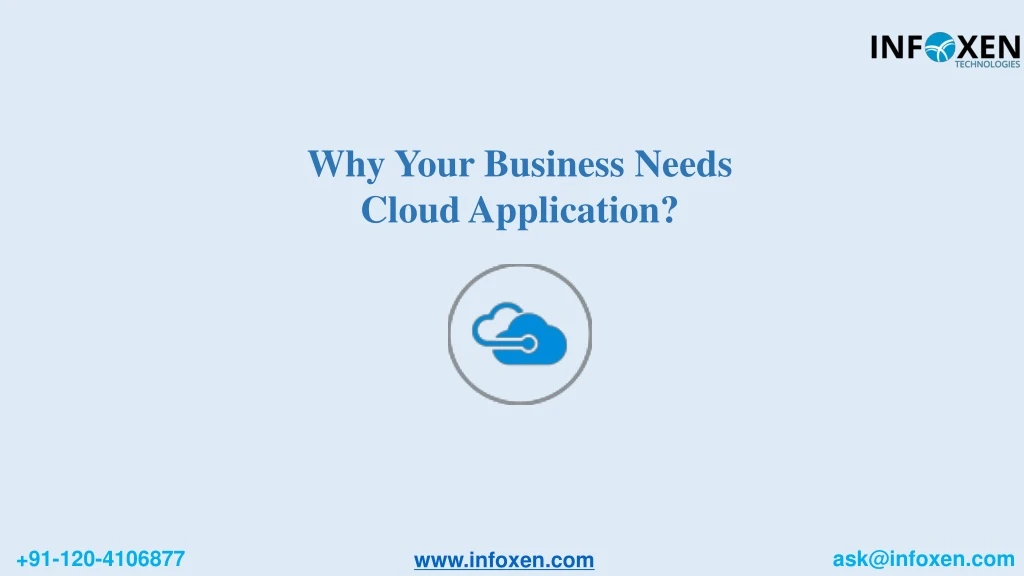 why your business needs cloud application