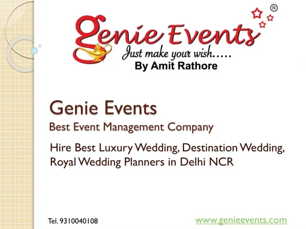 Best Luxury Wedding, Destination Wedding, Royal Wedding Planners in Delhi