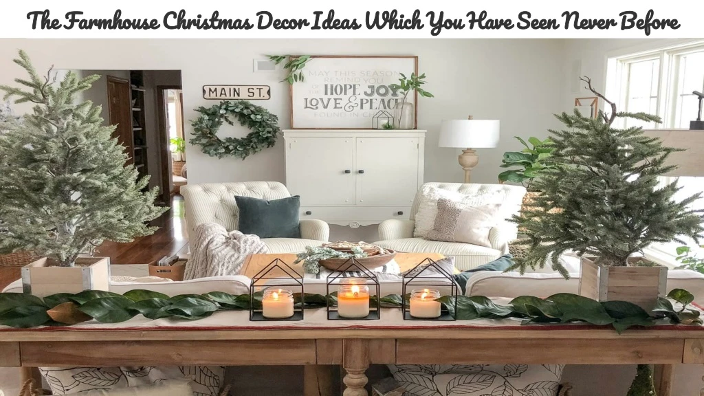 the farmhouse christmas decor ideas which you have seen never before