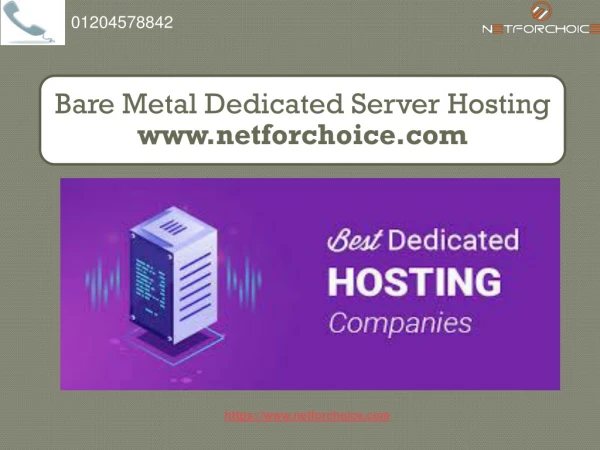 Bare Metal Dedicated Server Hosting
