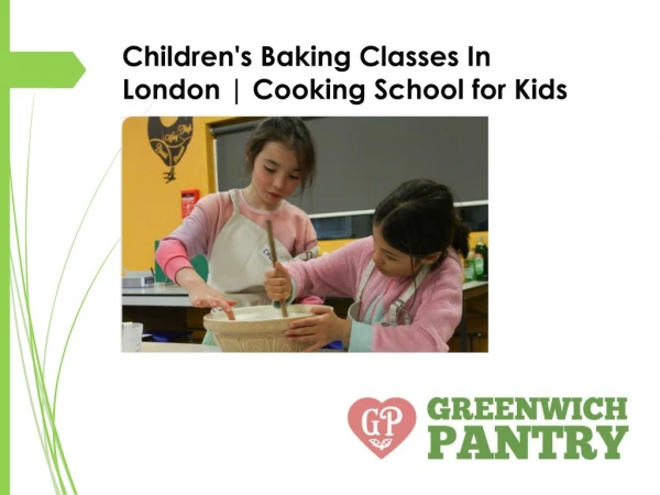 Children's Baking Classes In London | Cooking School for Kids