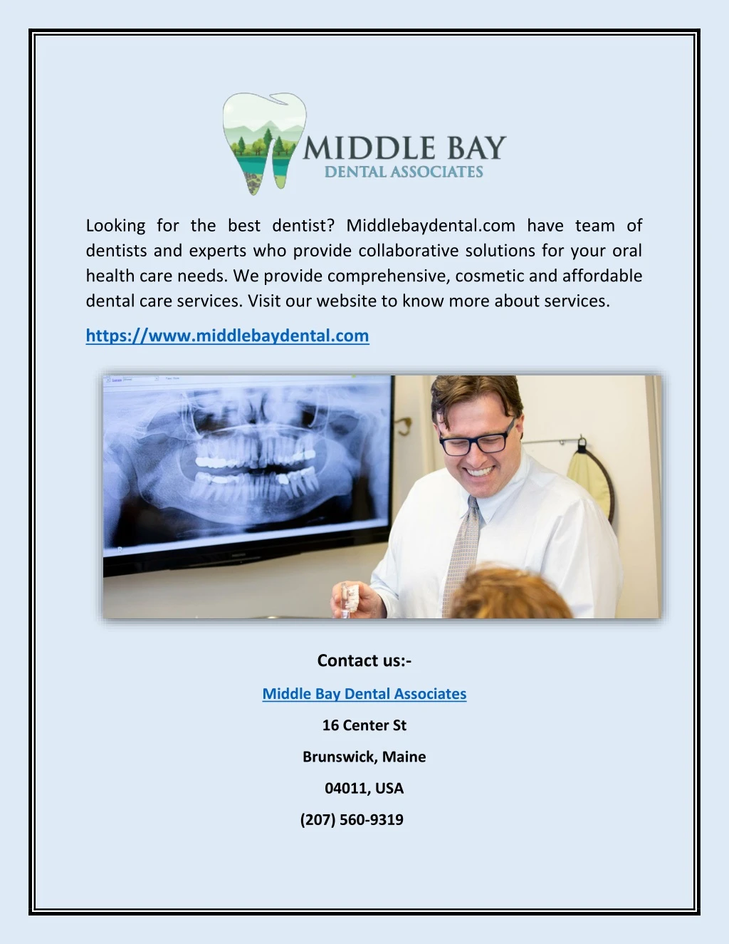 looking for the best dentist middlebaydental