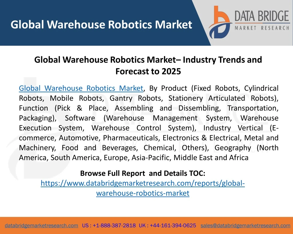 global warehouse robotics market
