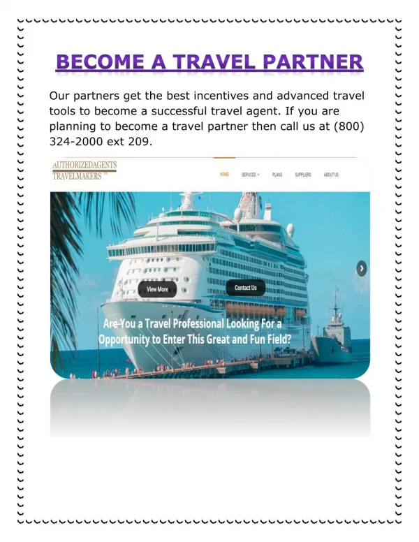 Become a travel partner