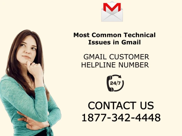 Most Common Technical Issues in Gmail | Gmail Customer Helpline Number 1877-342-4448