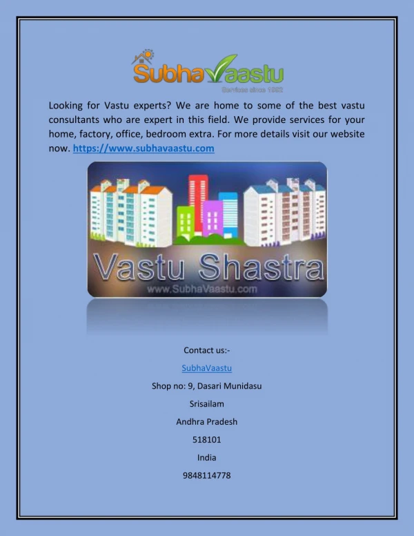 looking for vastu experts we are home to some