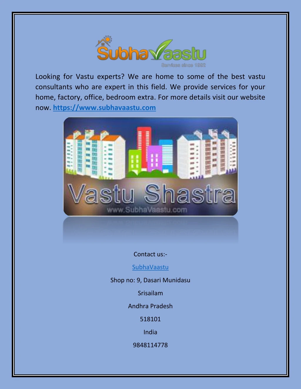 looking for vastu experts we are home to some