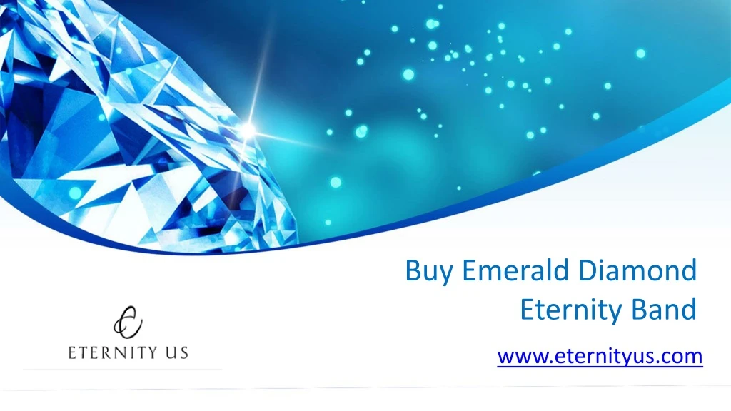 buy emerald diamond eternity band