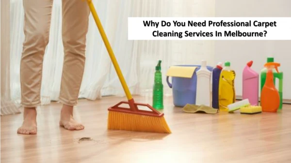 Why Do You Need Professional Carpet Cleaning Services In Melbourne?