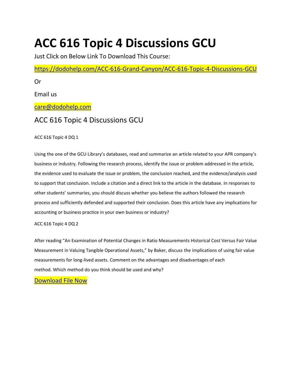 acc 616 topic 4 discussions gcu just click