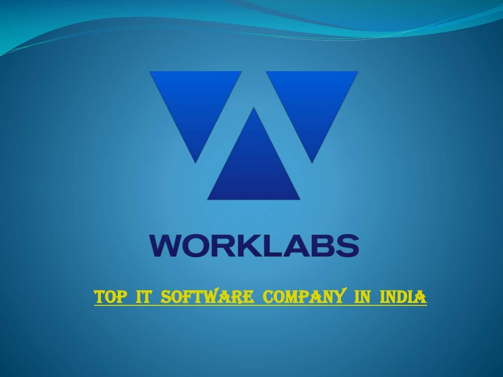 top it software company in india