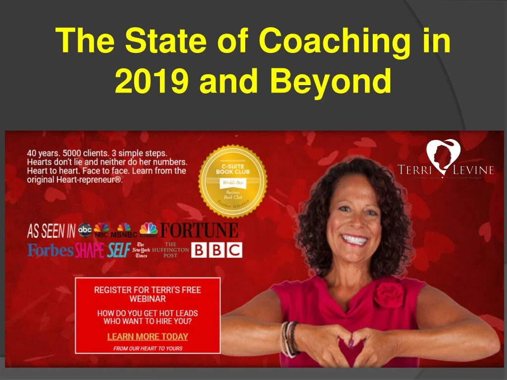 the state of coaching in 2019 and beyond
