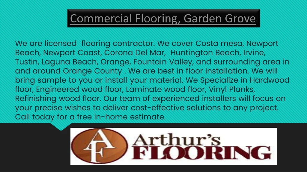 commercial flooring garden grove