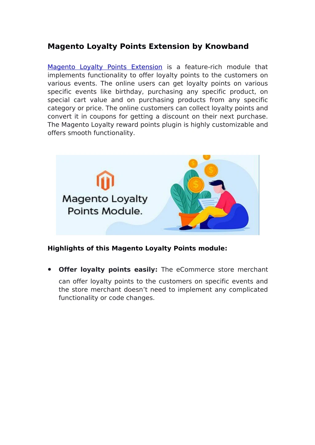 magento loyalty points extension by knowband