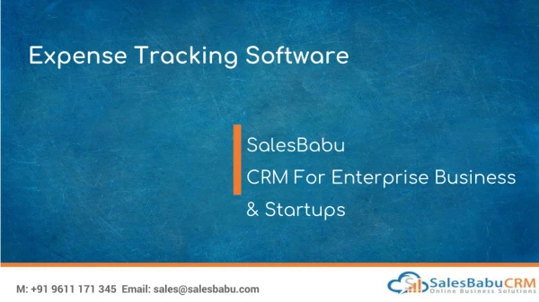 expense tracking software