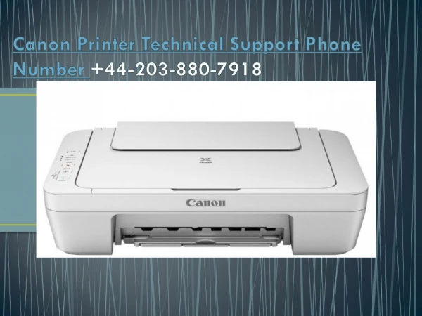 Canon Printer Tech Support Phone Number 44-203-880-7918