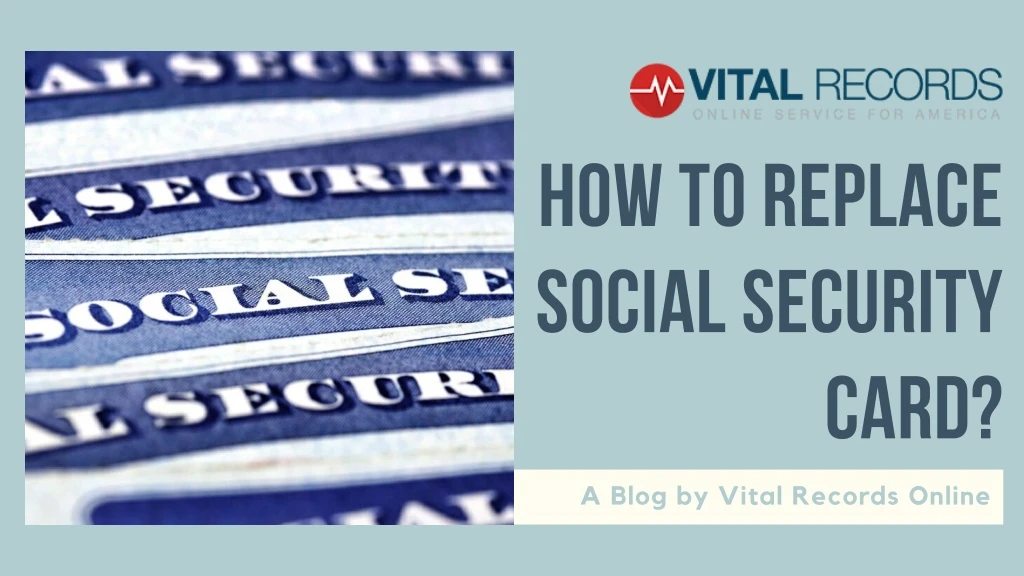 how to replace social security