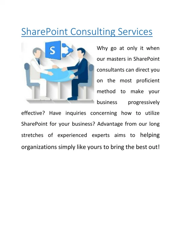 SharePoint Consulting Services - Veelead