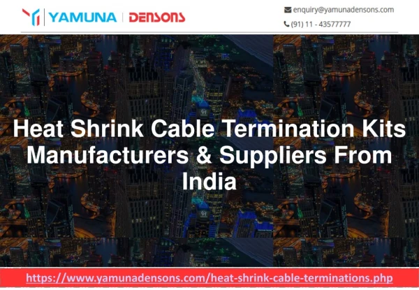 Heat Shrinkable Cable Termination Kit Manufacturer