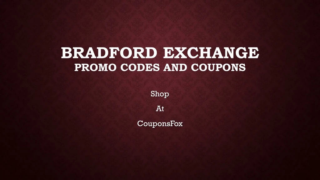 bradford exchange promo codes and coupons