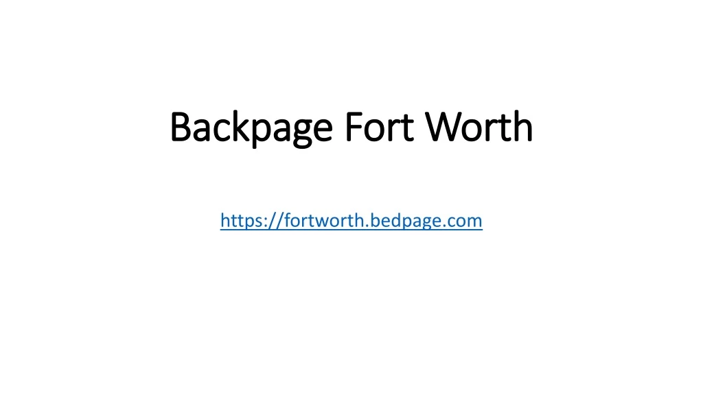 backpage backpage fort worth fort worth