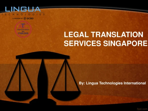 Legal Translation Services Singapore