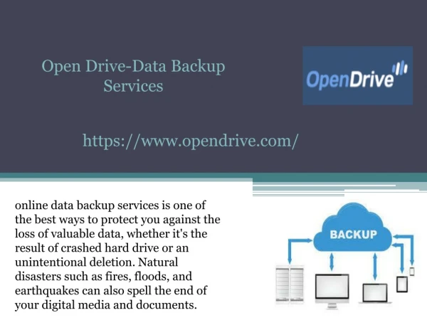 Open Drive-Data Backup Services