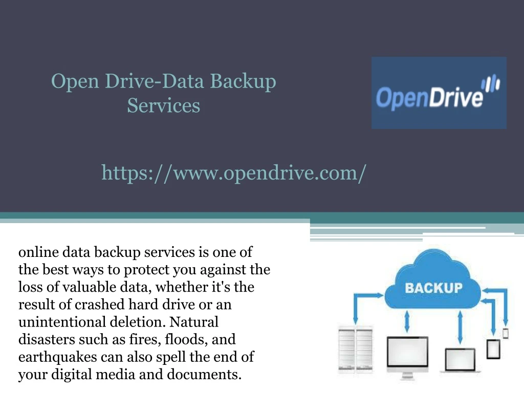 open drive data backup services
