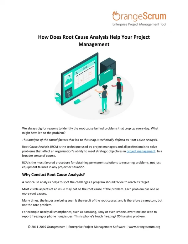 how does root cause analysis help your project