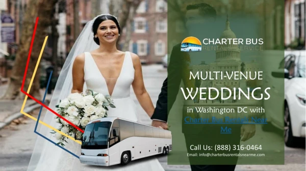 Multi-Venue Weddings in Washington DC with Charter Bus Rental Near Me
