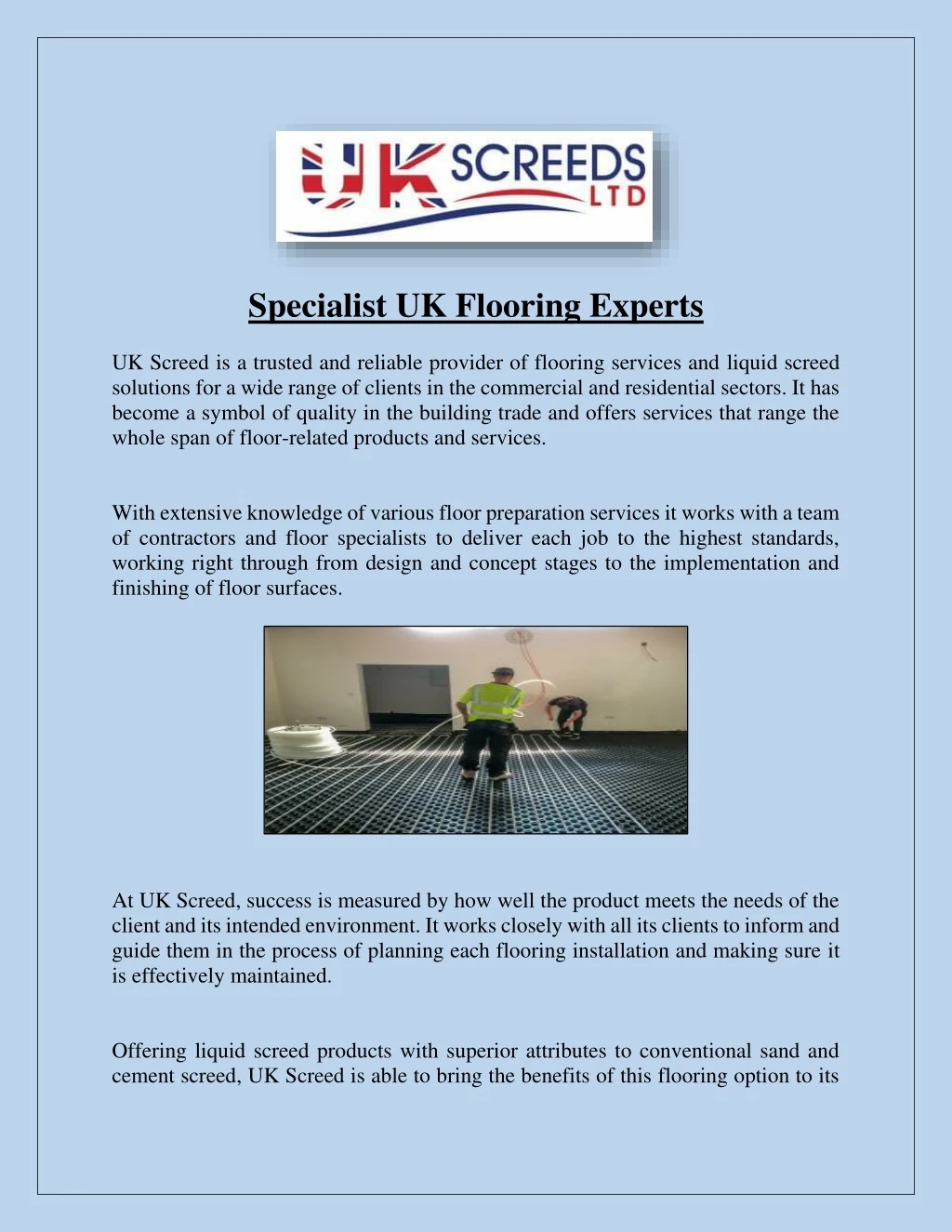 specialist uk flooring experts