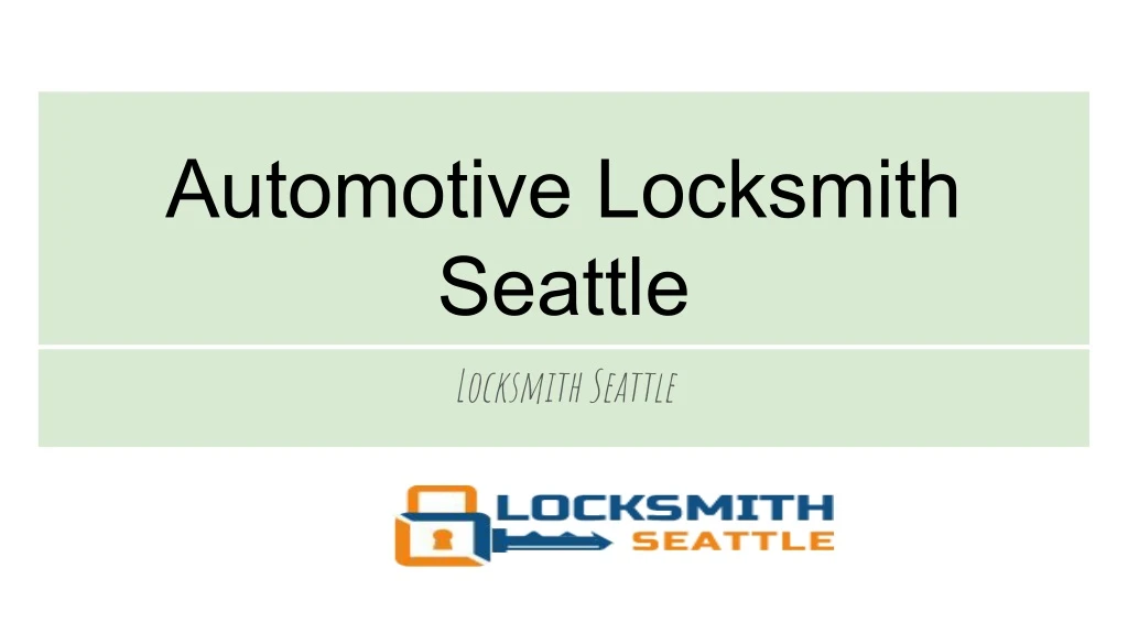 automotive locksmith seattle