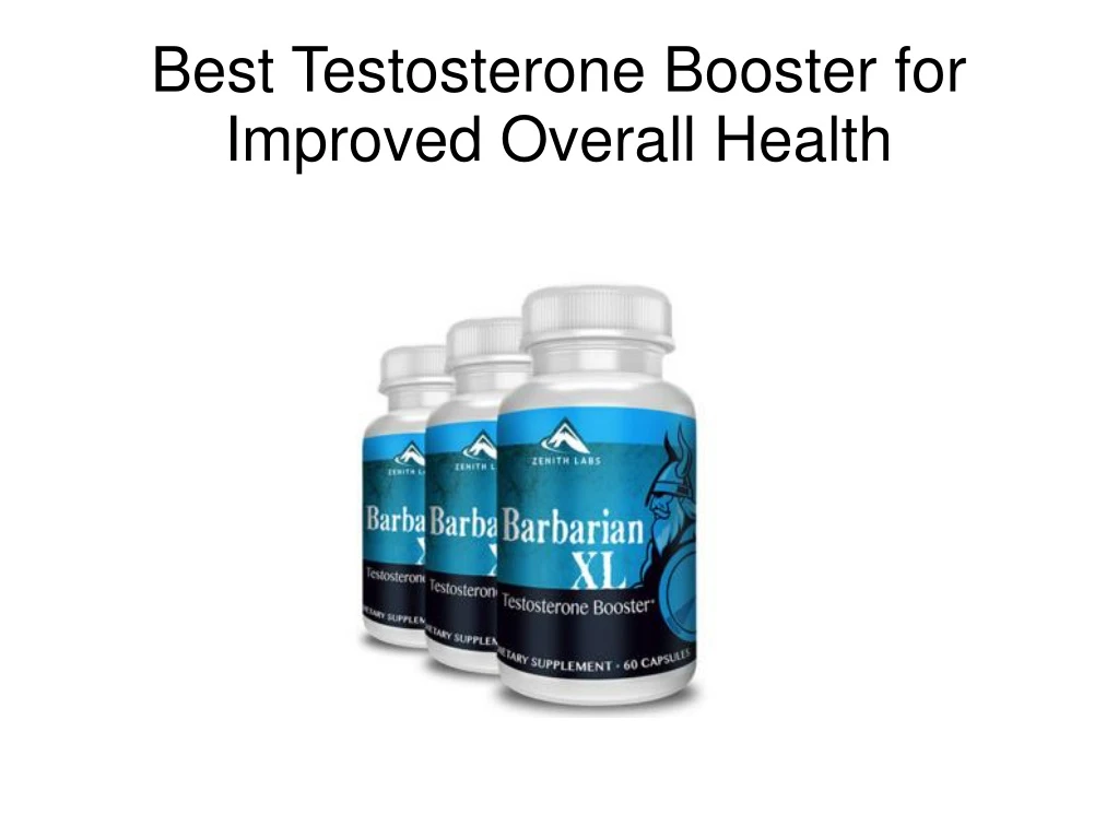 best testosterone booster for improved overall health