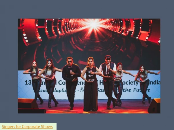 Dhwani brings life to every corporate show