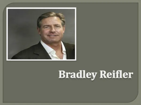 Bradley Reifler|Brad Reifler