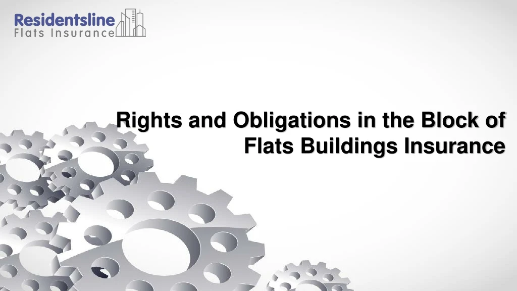 rights and obligations in the block of flats buildings insurance